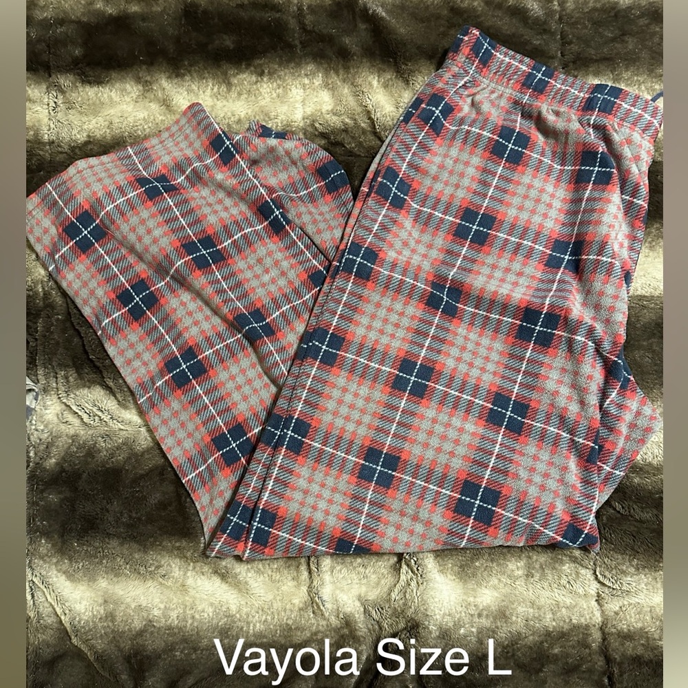 Plaid Lounge Pants - Size L